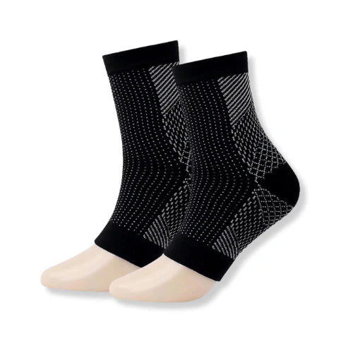 Meia de compressão anti-fadiga VivaCompress preta