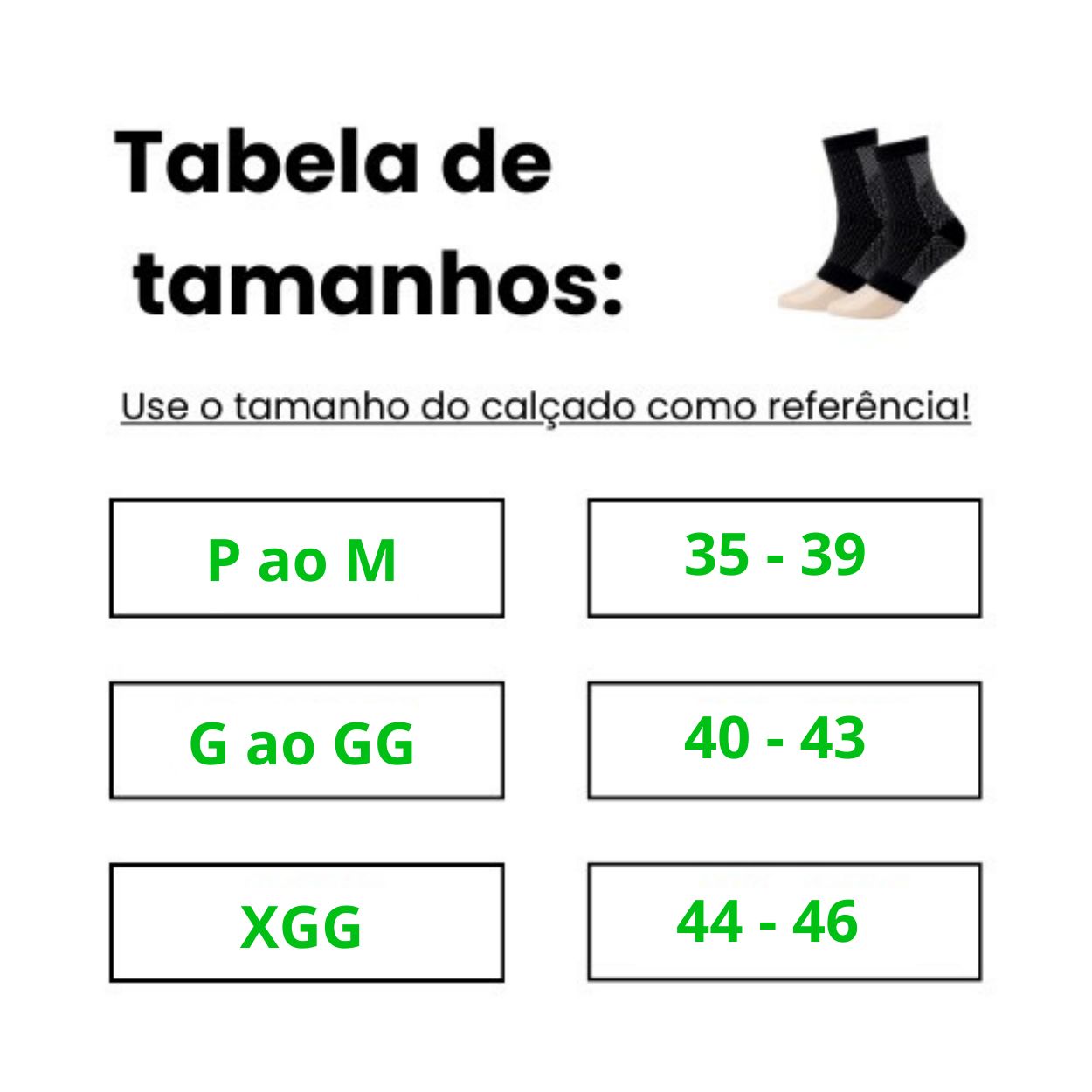 Meia de compressão anti-fadiga VivaCompress preta