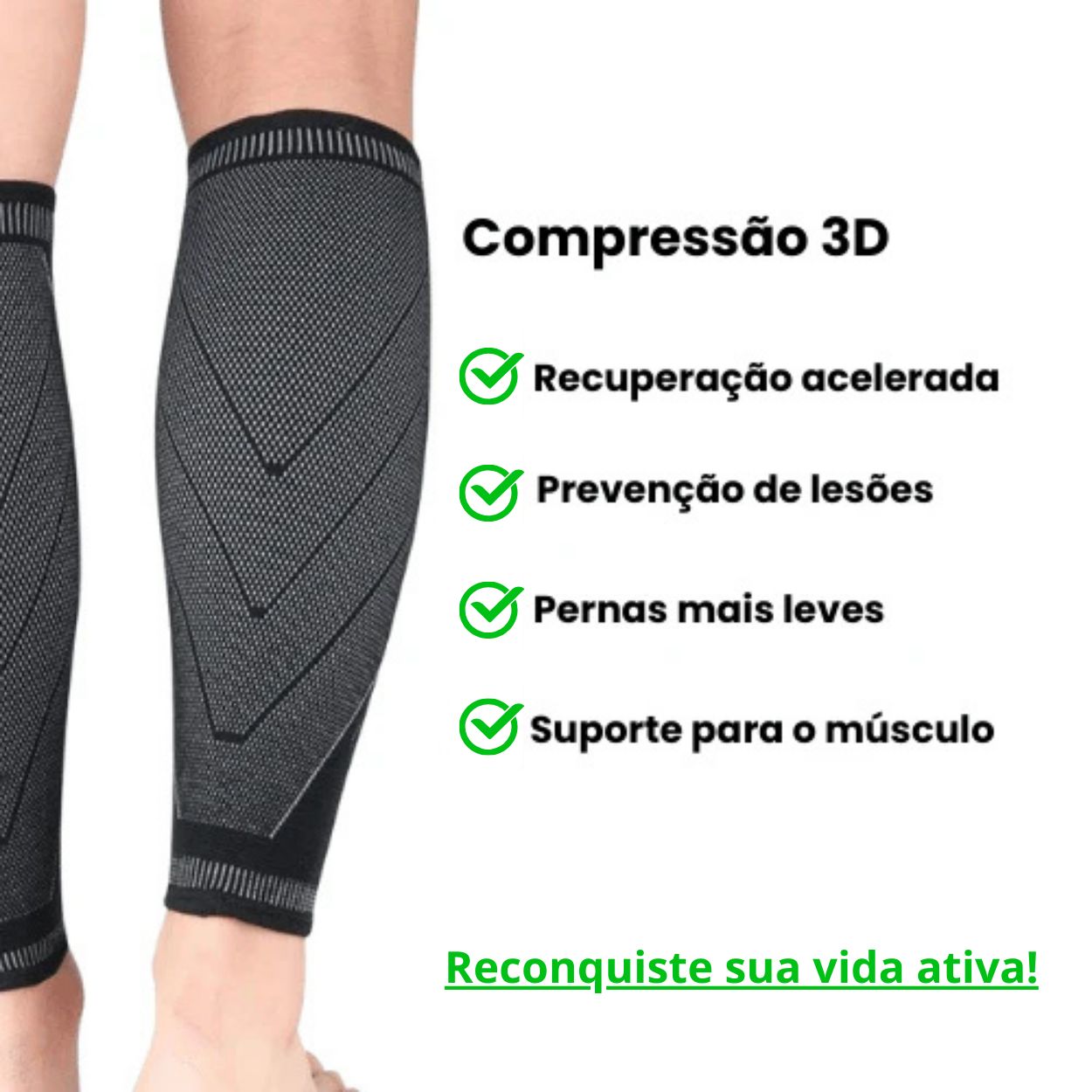Caneleira de compressão - LegCompress