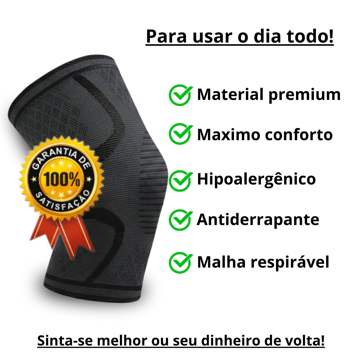 Joelheira de compressão 3D - VivaPress