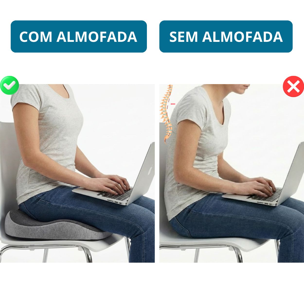 Almofada de assento Confort - longaviva