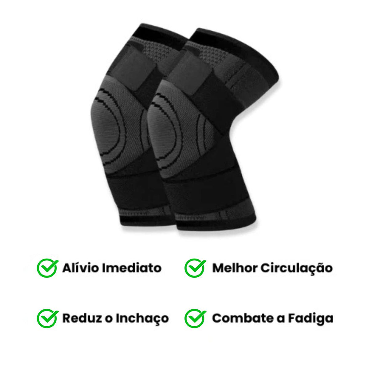 Joelheira de faixa ajustavél - OrtoFlex