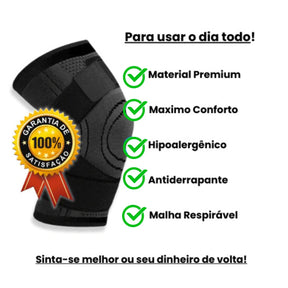 Joelheira de faixa ajustavél - OrtoFlex