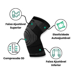 Joelheira de faixa ajustavél - OrtoFlex